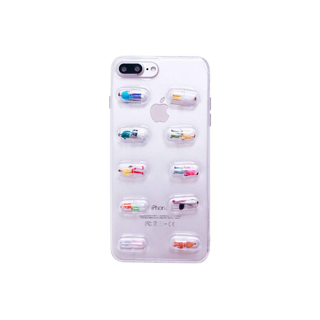 Amazon.com: Mixneer for iPhone 8 Plus Fitted Case, 3D Cute